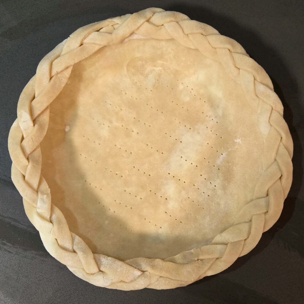 docked pie crust