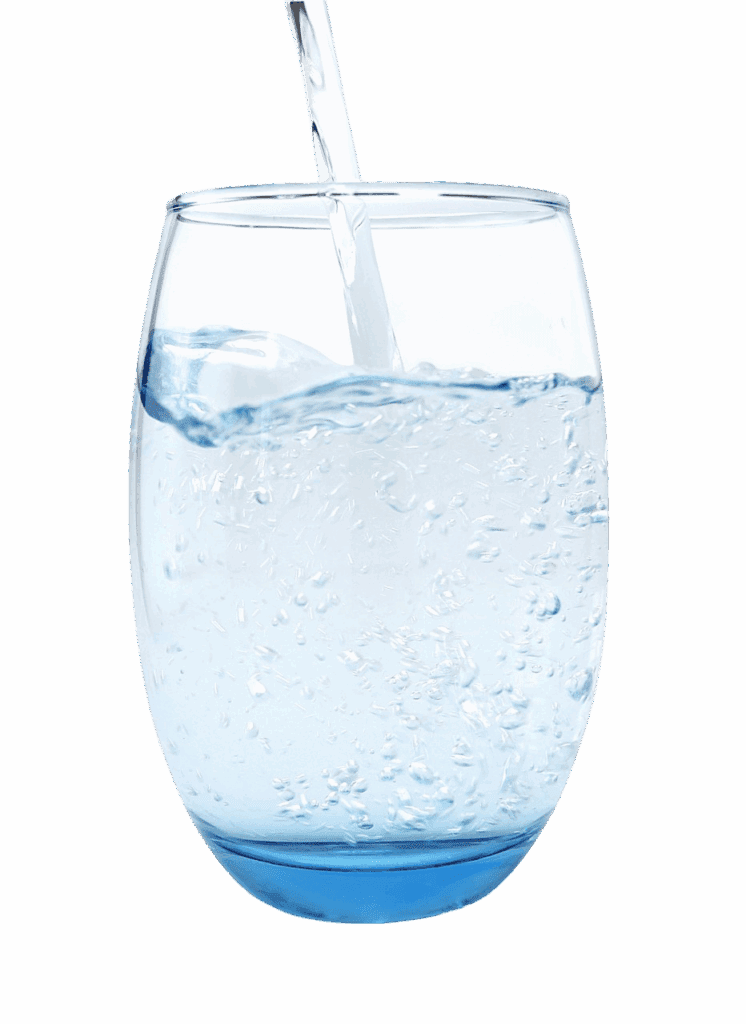 glass of water