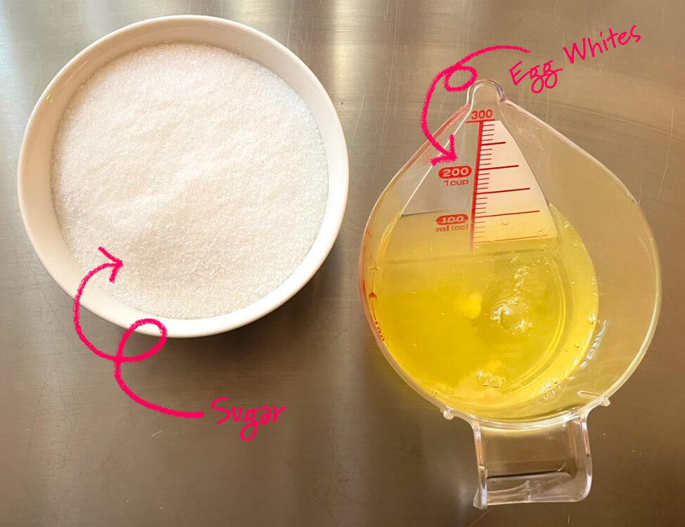 ingredients for meringue