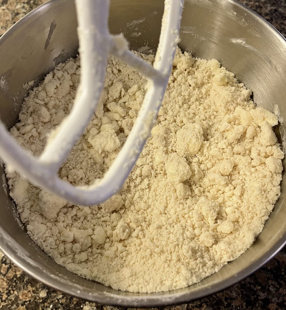 texture of flour after cutting butter into flour