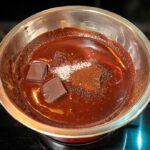 melting chocolate on a double boiler
