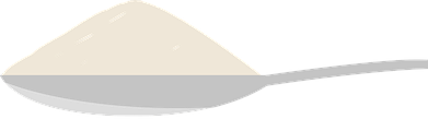 spoonful of baking powder vector image