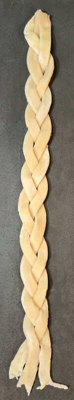 braided pie dough