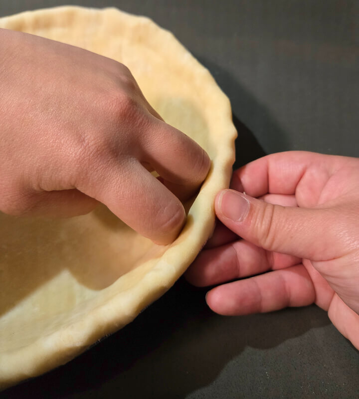 crimping pie crust how to