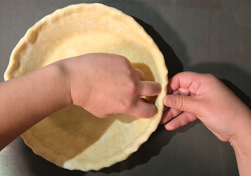 crimping pie crust how to