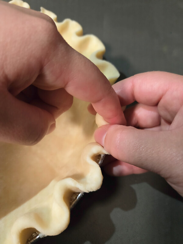crimping pie crust how to