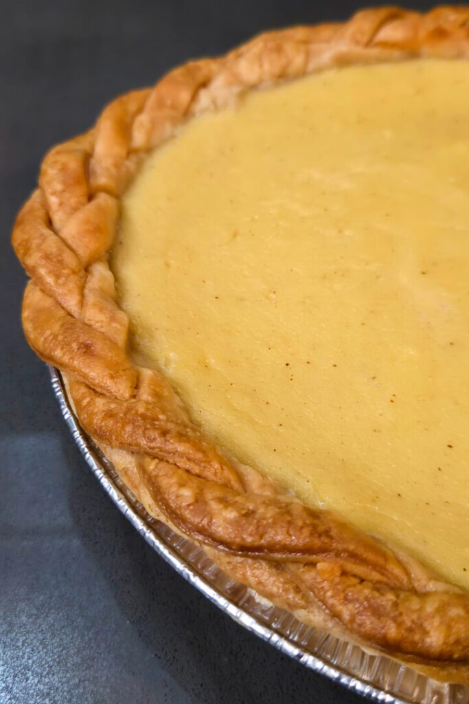 close up shot of marlborough pie