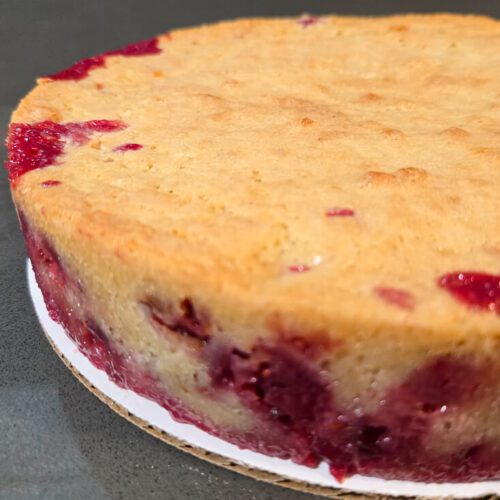 close up shot of Nantucket cranberry pie