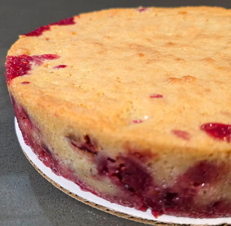 close up shot of Nantucket cranberry pie