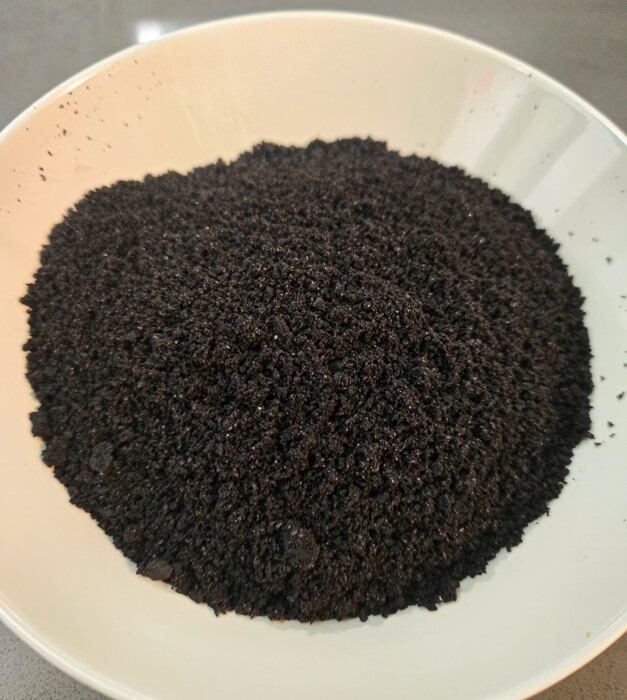 Oreo cookie crumbs