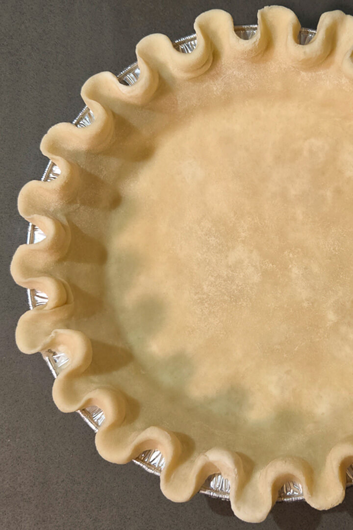 how to crimp a pie crust