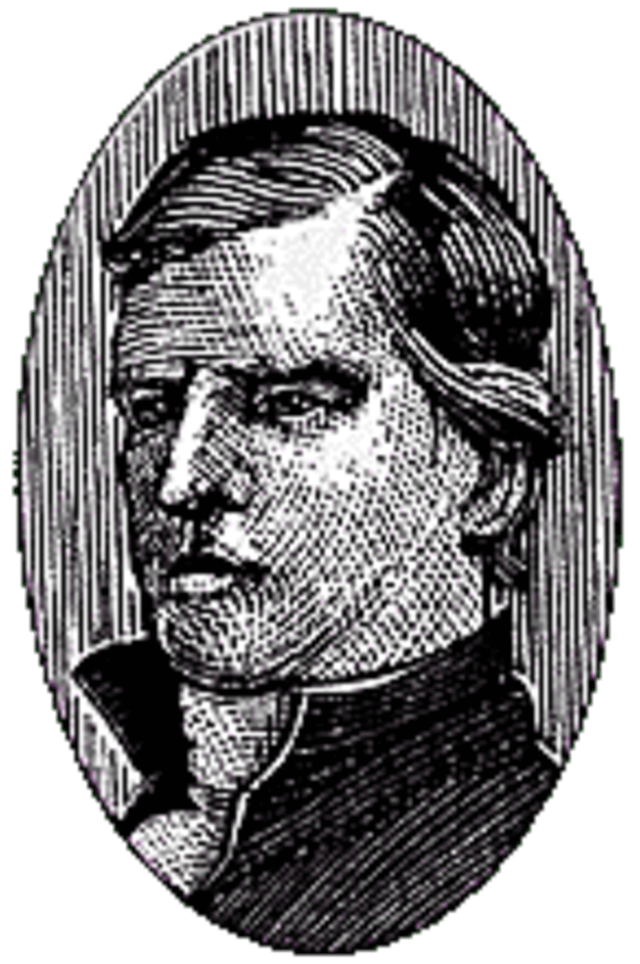 public domain woodcut portrait of Elijah Craig