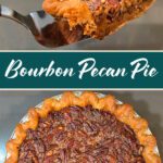 pinterest pin for bourbon pecan pie