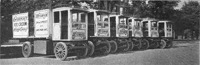 Hydrox Trucks, 1922. Wikimedia Commons