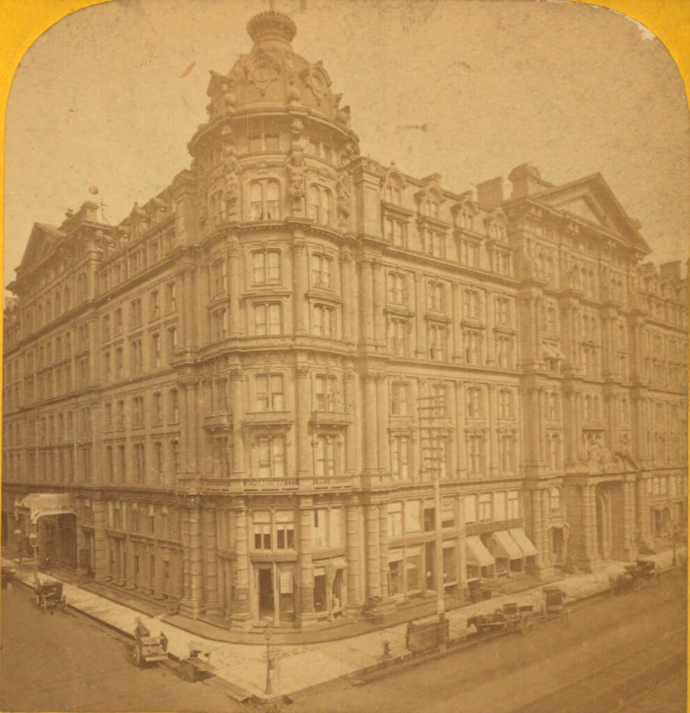 Palmer House hotel from the 1800s