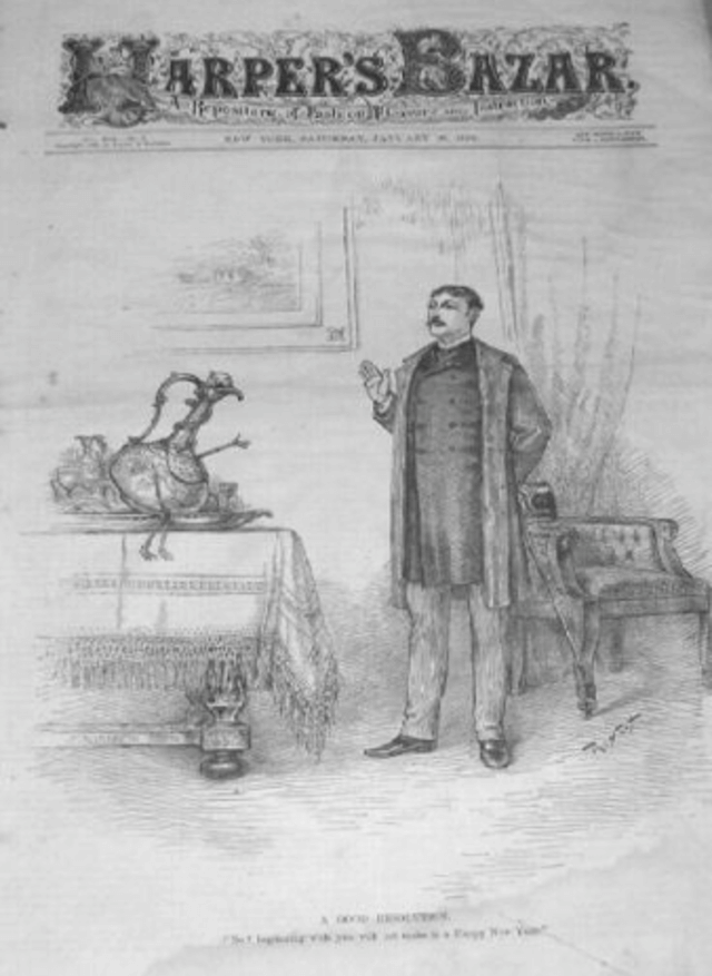 public domain Harper's Bazar from 1886