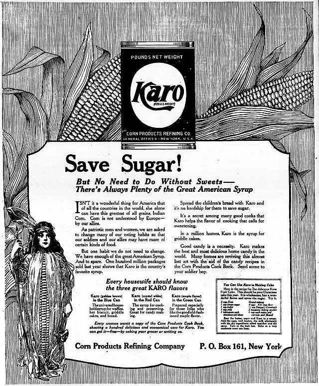 public domain Karo corn syrup ad from 1917