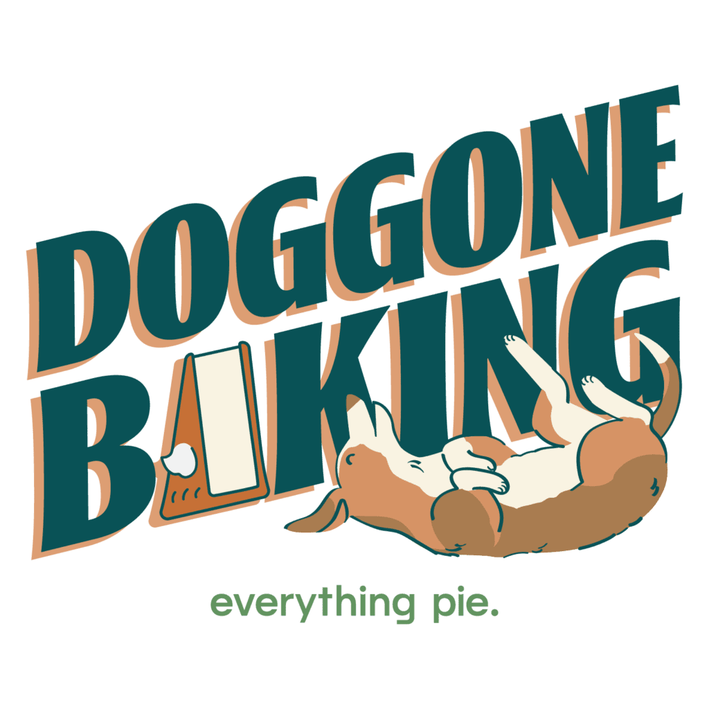 Doggone Baking: everything pie official logo