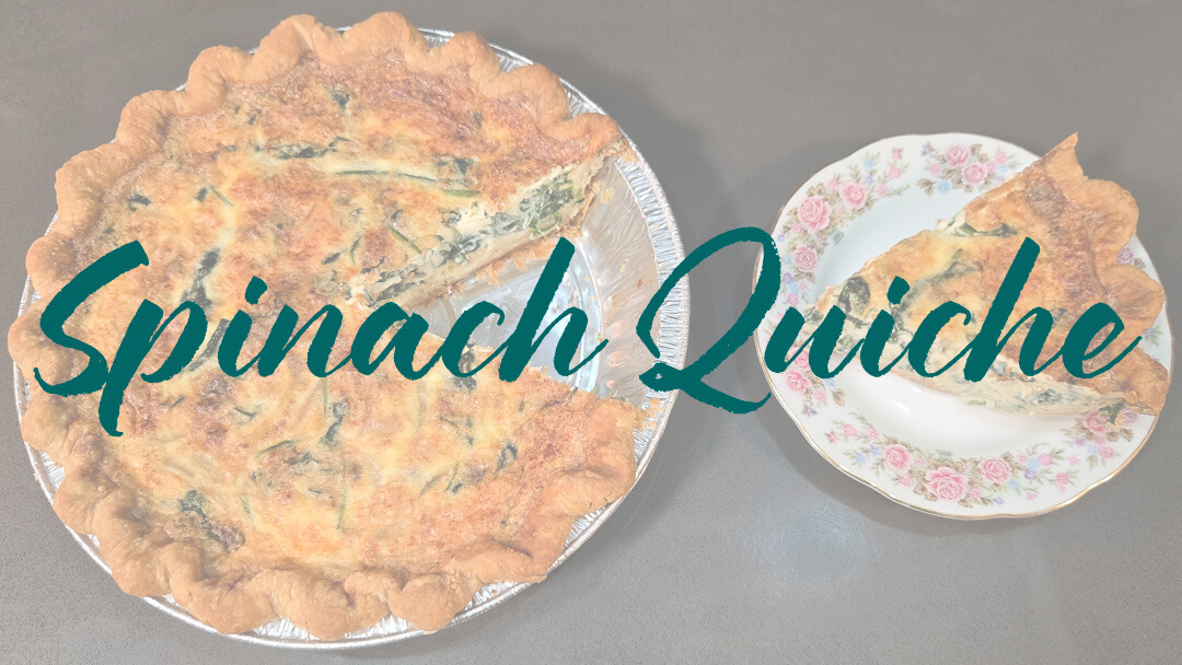 Spinach quiche recipe