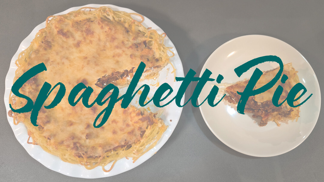 Spaghetti pie