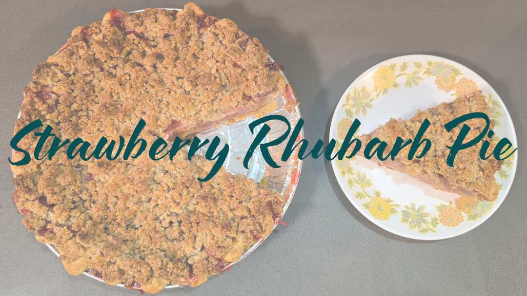 Strawberry rhubarb pie