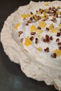 close up photo of Company's Comin' pie. An Arkansas dessert recipe