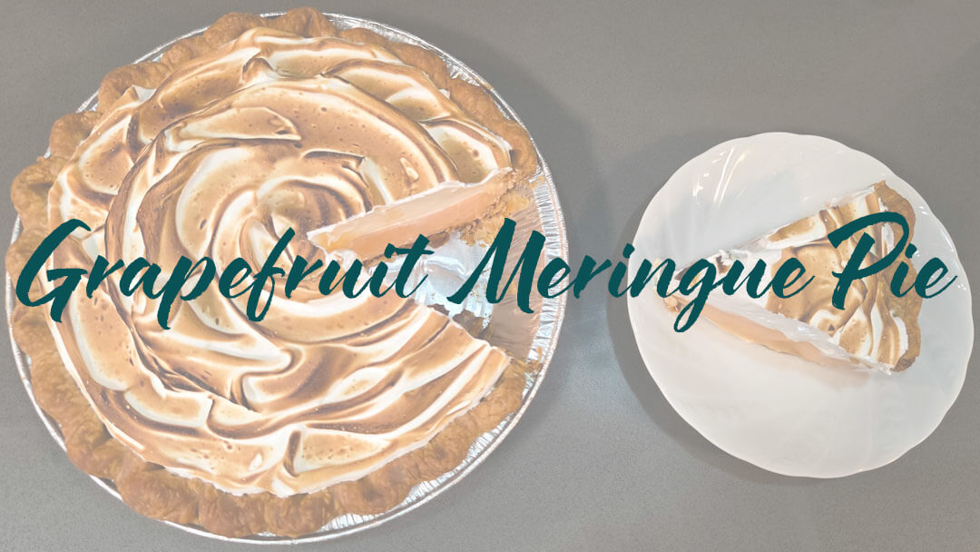 Grapefruit meringue pie