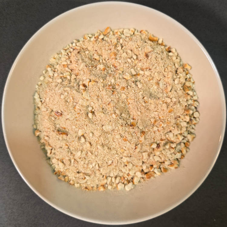 crushed pretzel crumbs