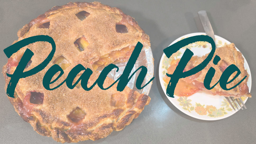 Peach pie