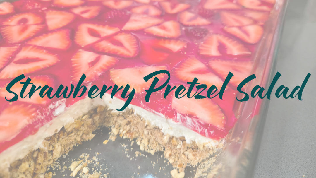 Strawberry pretzel salad