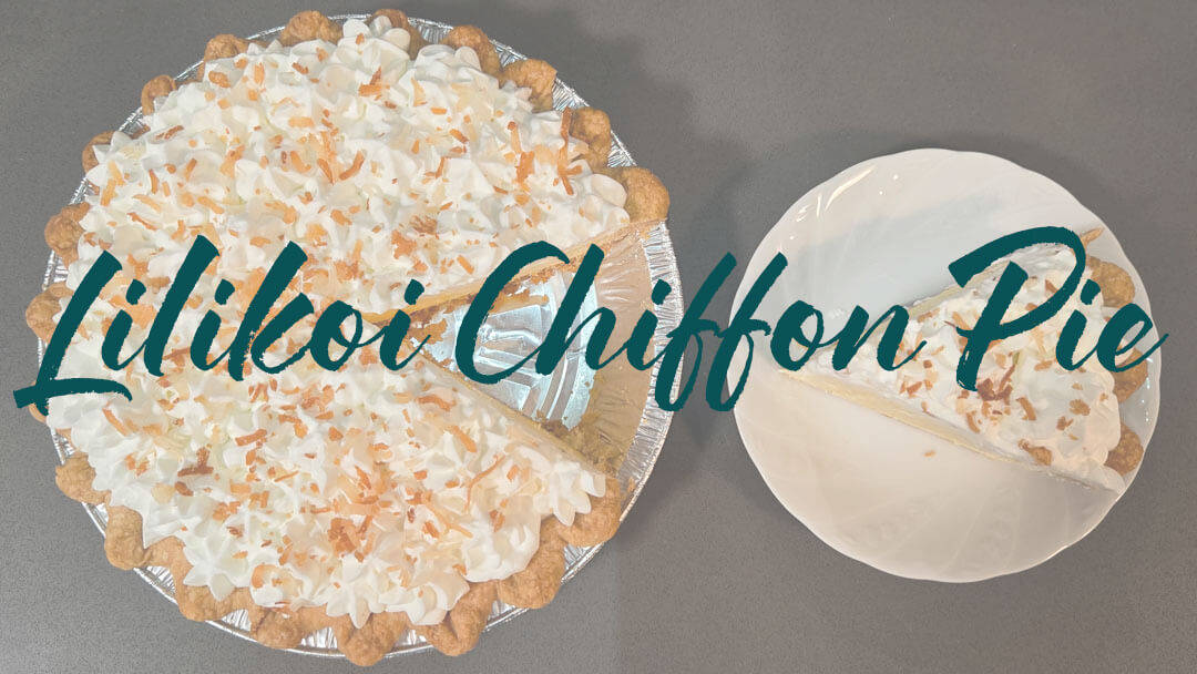 Lilikoi chiffon pie