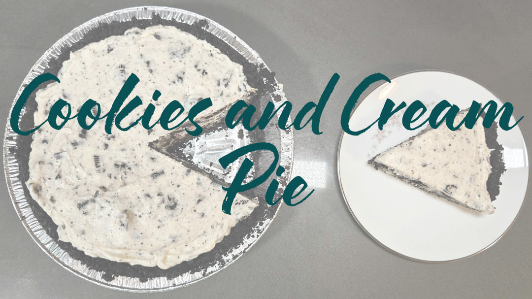 Cookies and cream pie