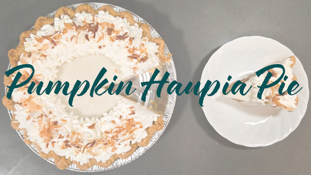 Pumpkin haupia pie recipe