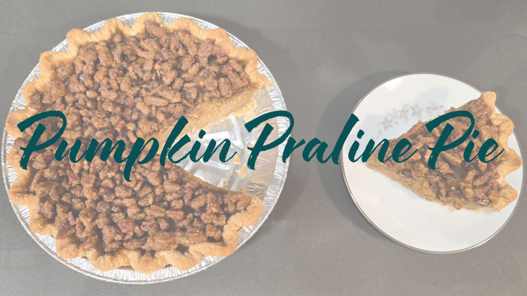 Pumpkin praline pie